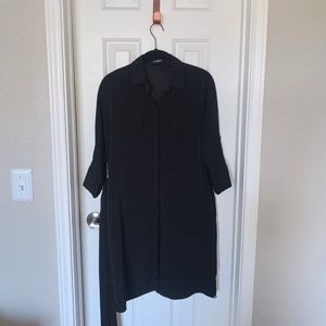 Express Button Down Shirt Dress